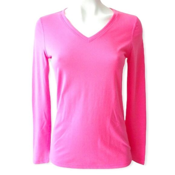 🔃Danskin Now Active Pink Long Sleeve Top - Picture 1 of 5